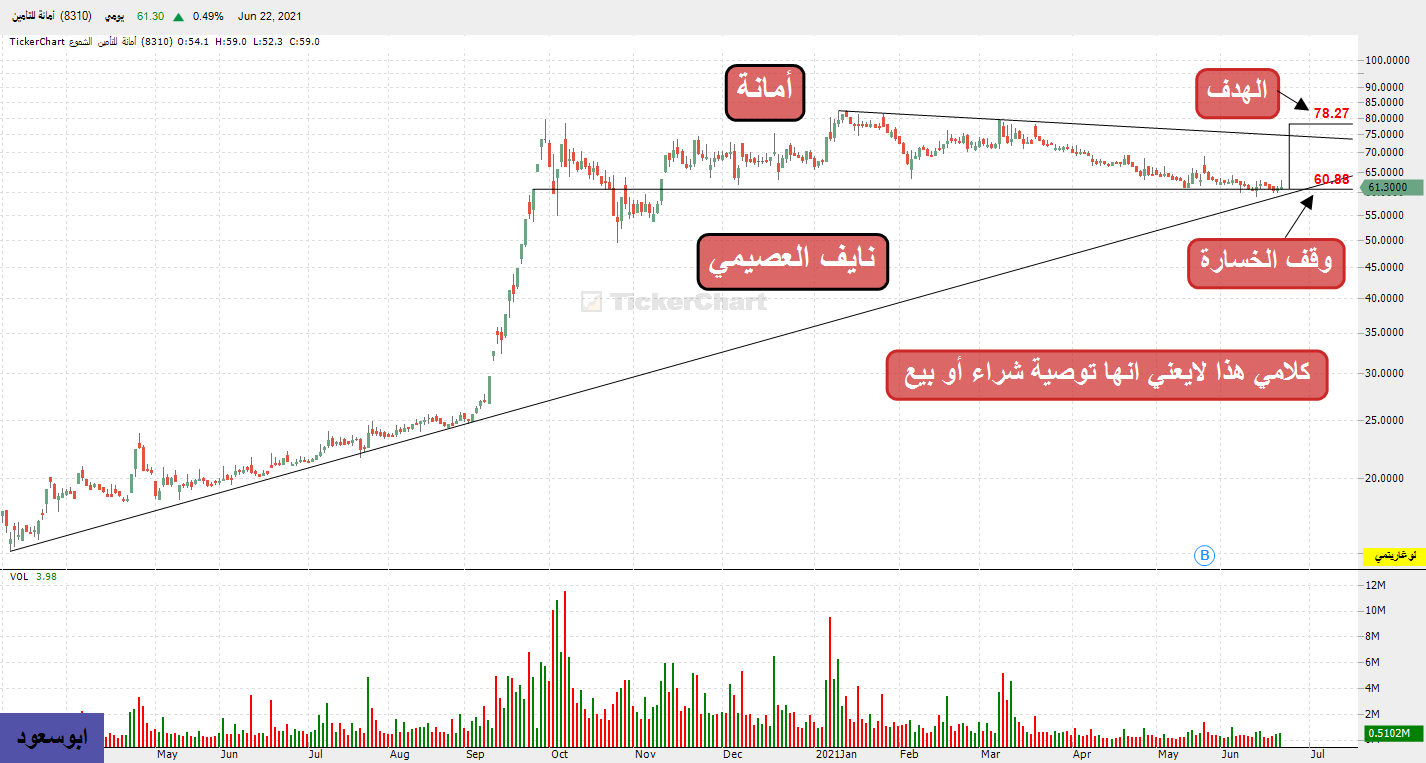 سهم أمانة - هوامير البورصة السعودية