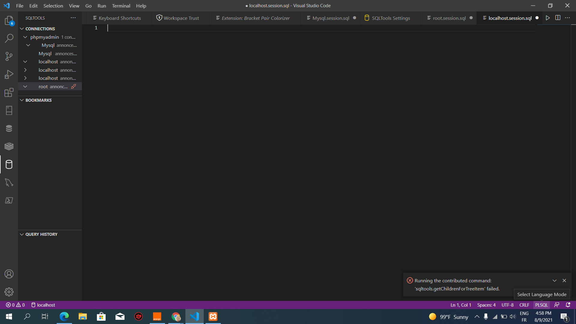 Visual studio code: sqltool.getChildrenForTreeltem : r/VisualStudioCode