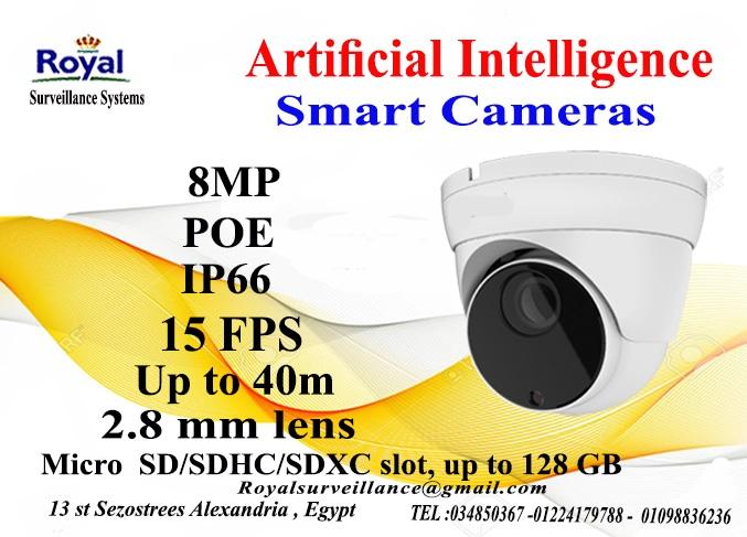 أحدث كاميرات مراقبة الداخلية الذكية 8MP  بعدسات ثابتة 254316305