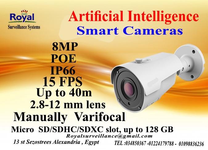 	أحدث كاميرات مراقبة الخارجية الذكية 8MP  بعدسات متغيرة  399448609